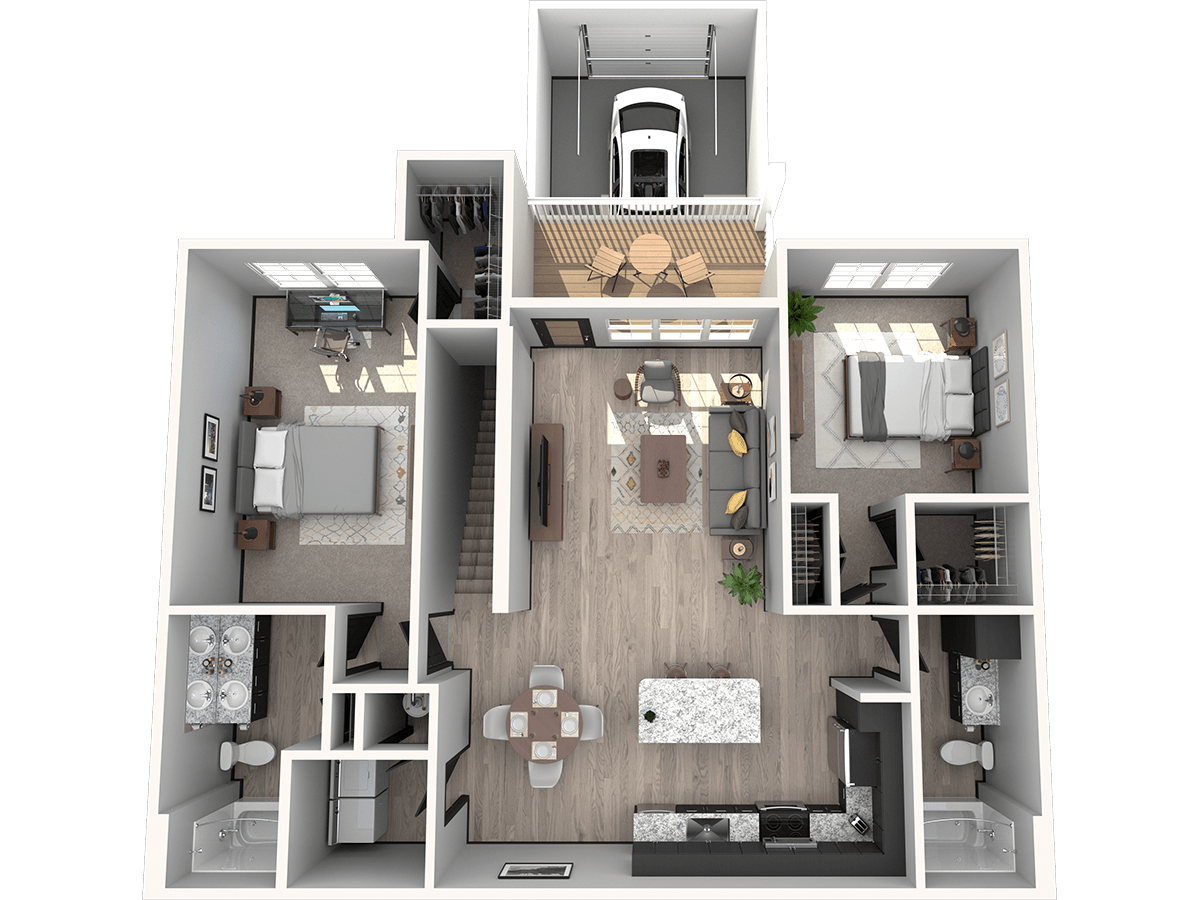 Pikes Peak (Garage) floor plan
